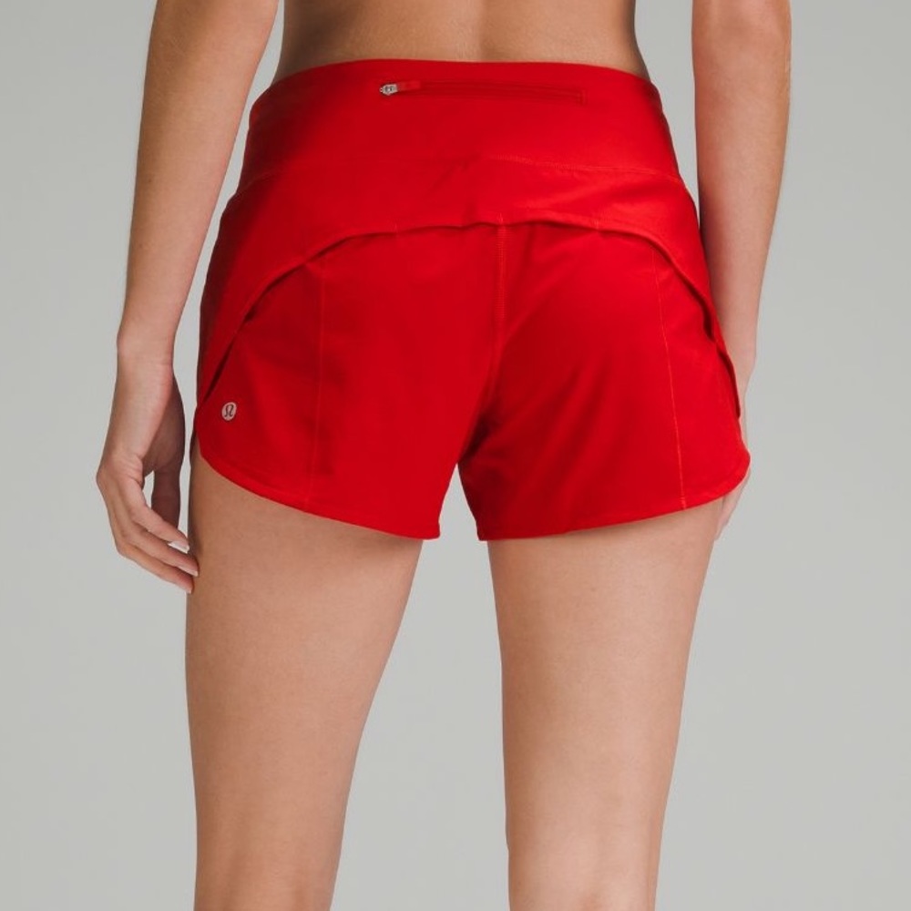 Lululemon Speed Up Shorts Red